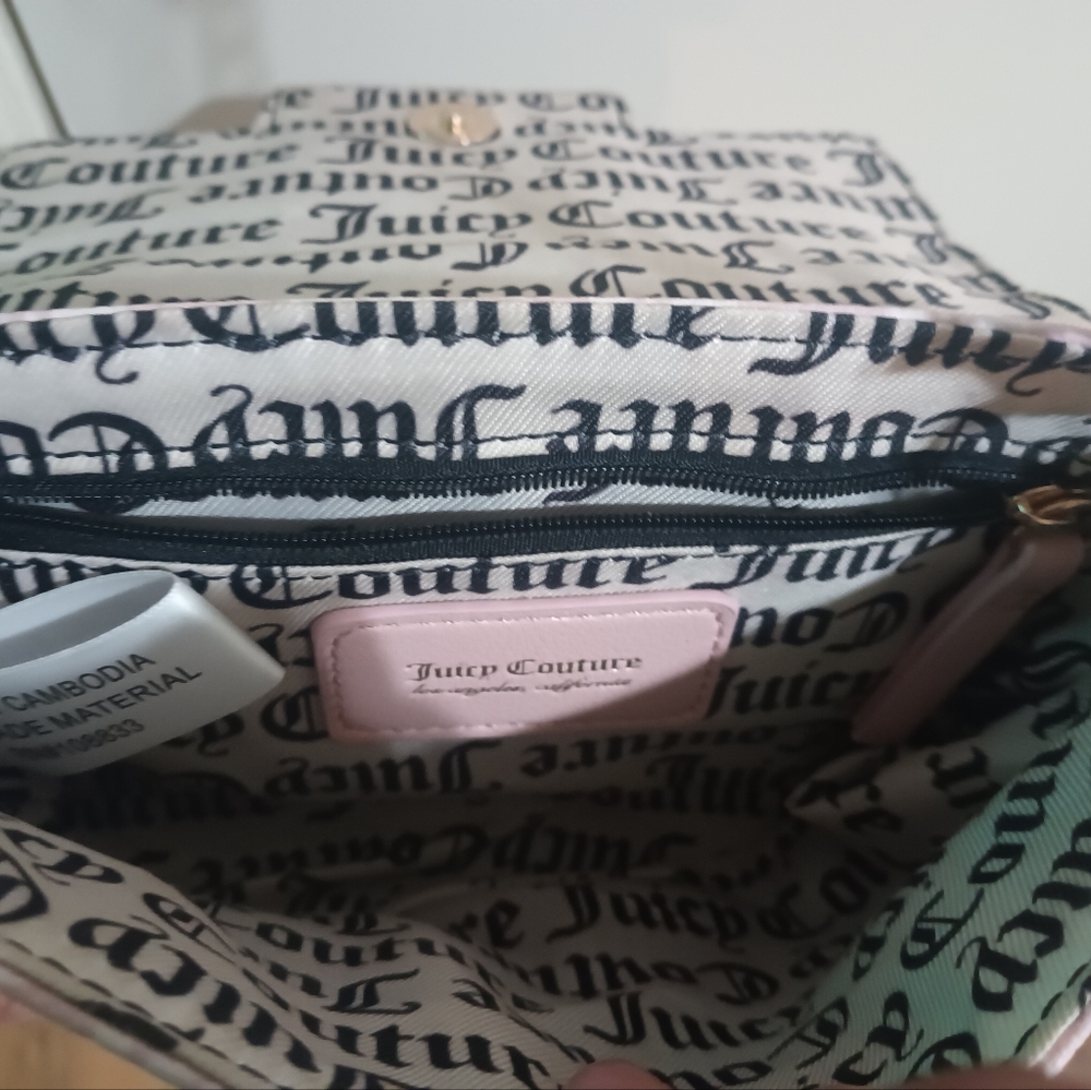 Juicy Couture Light Pink Logo Shoulder Bag - Picture 5 of 16